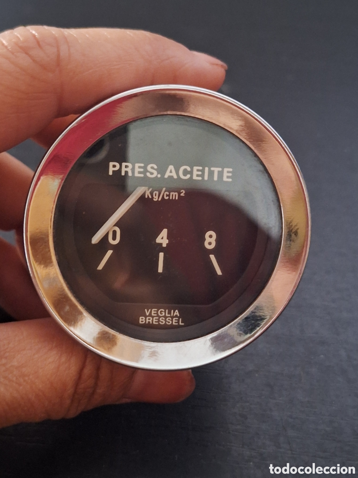 Coches y Motocicletas: man&oacute;metro de presi&oacute;n de aceite Veglia Bressel para veh&iacute;culos cl&aacute;sicos