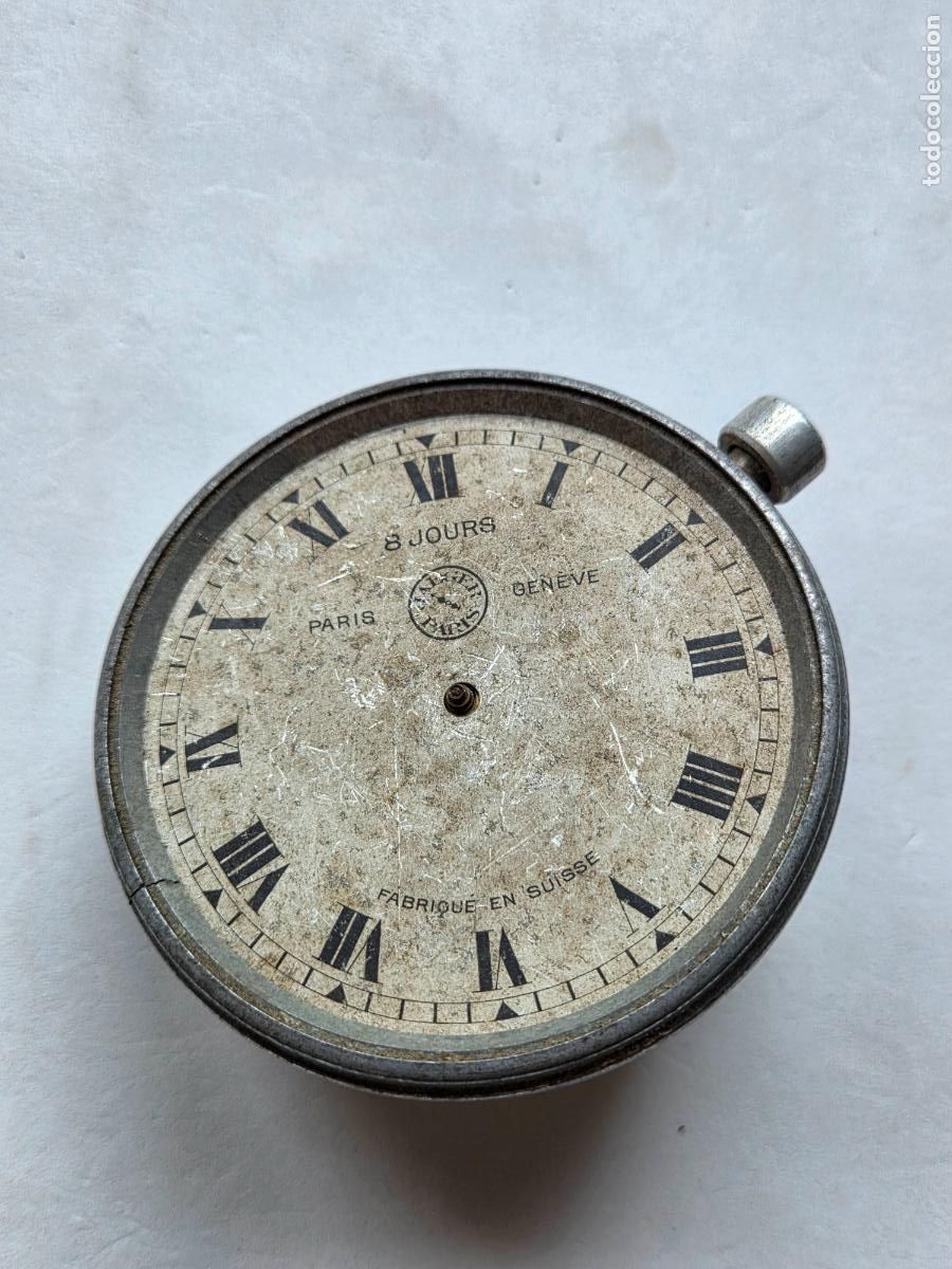 Coches y Motocicletas: JAEGER PARIS GENEVE 8 JOURS RELOJ DE COCHE ANTIGUO