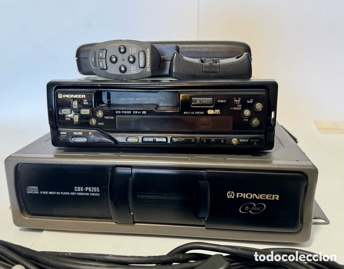 Coches y Motocicletas: Pioneer autoradio + lector 6 cd + mando distancia