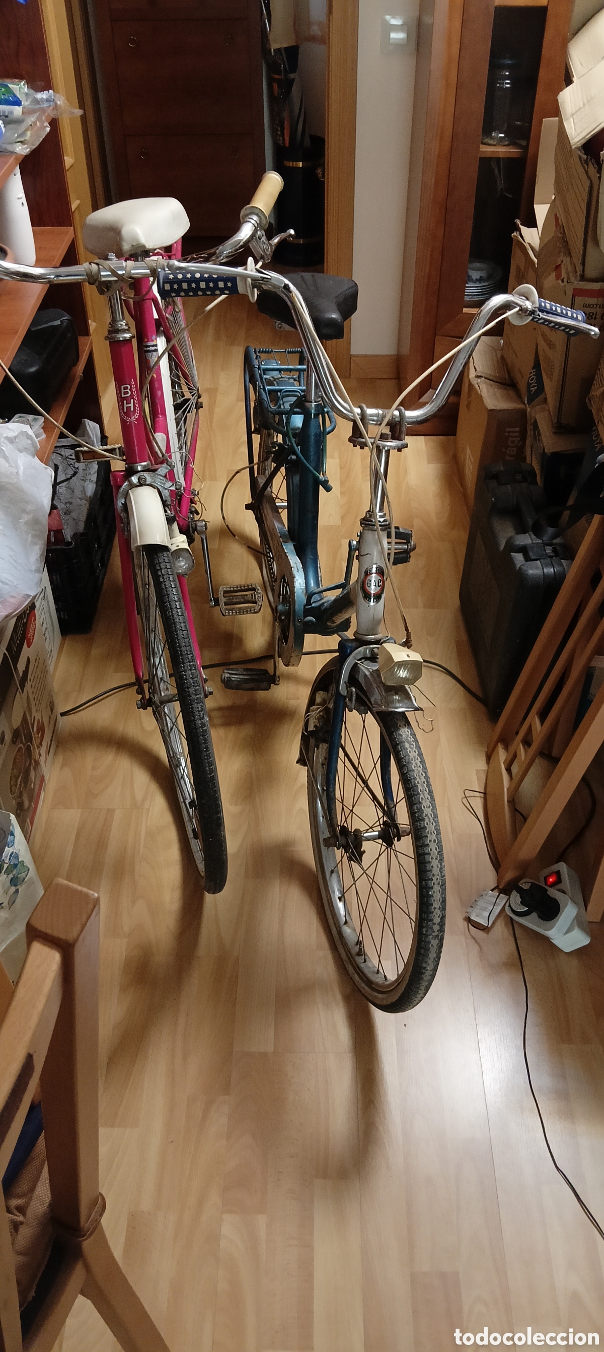 Coches y Motocicletas: Lote de dos bicicletas a&ntilde;os 80