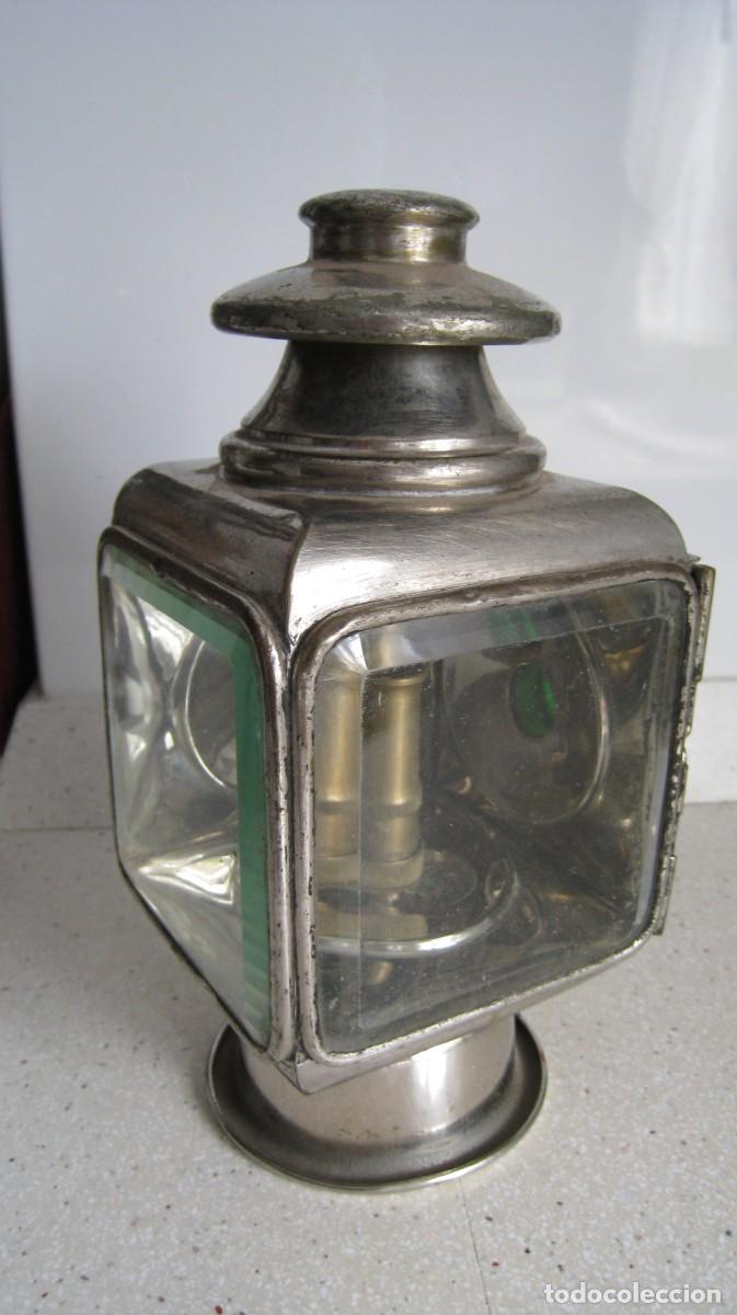 Coches y Motocicletas: PRIMER MODELO DE FARO DE ACETILENO PARA COCHE,CREADO POR EL GRAN AERON&Aacute;UTICO BL&Eacute;RIOT, A&Ntilde;O 1.897 PER