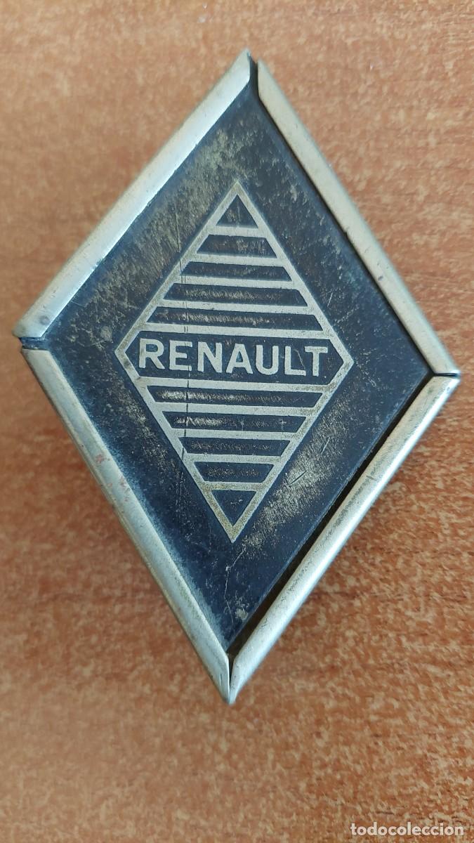 Coches y Motocicletas: Placa de coche antigua Renault