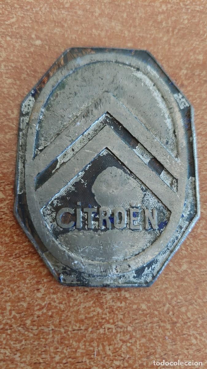 Coches y Motocicletas: Placa de coche antigua Citroen