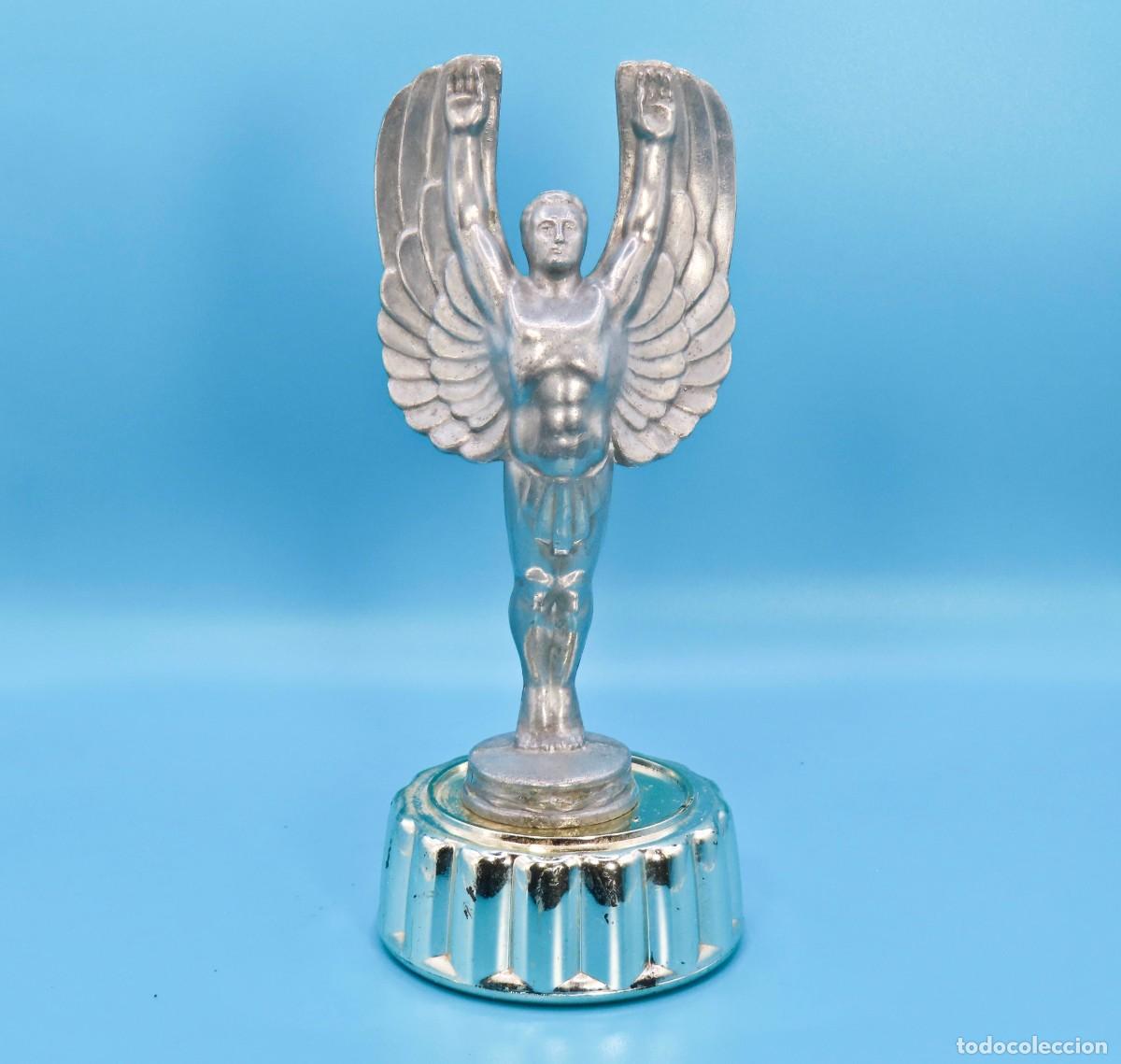 Coches y Motocicletas: MASCOTA DE CAPO ANTIGUA ART DECO ICARO HOMBRE CON ALAS