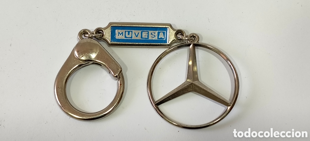 Coches y Motocicletas: LLAVERO ANAGRAMA MERCEDES BEZ MOSA VALLADOLID COMO NUEVO
