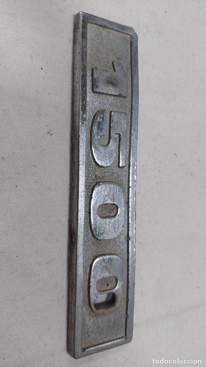 Coches y Motocicletas: Placa chapa de seat 1500