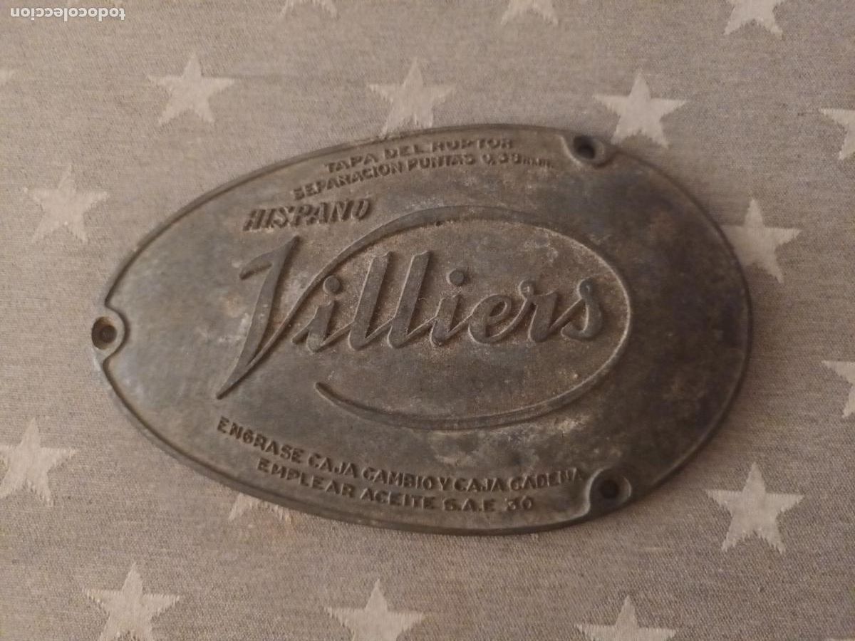 Coches y Motocicletas: TAPA DEL RUPTOR. MOTO HISPANO VILLIERS