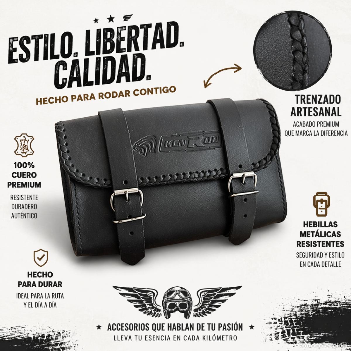 Coches y motocicletas: alforja cuero para moto