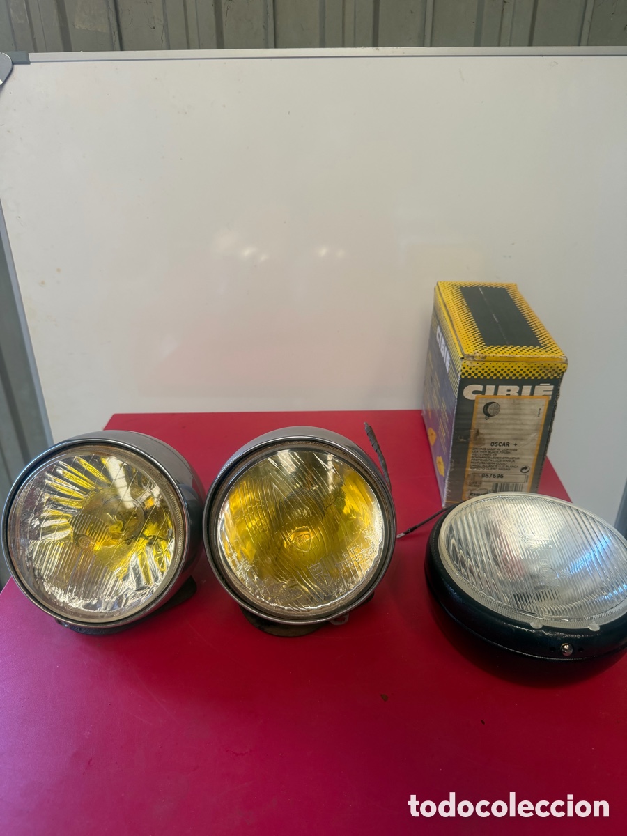 Automobili e Motociclette: Lote 3 Faros Auxiliares Cibi&eacute;, Marchal