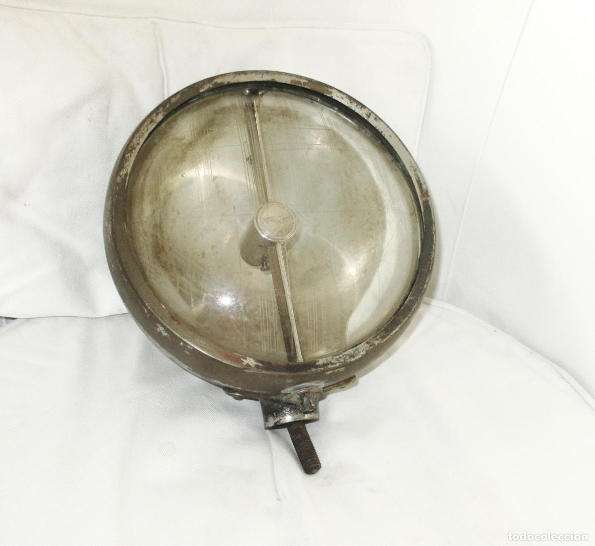 Automobili e Motociclette: ANTIGUO FARO HENSEV. 20,5 CMS. DE DI&Aacute;METRO DEL CRISTAL. MUY RARO EN ESTA MEDIDA.