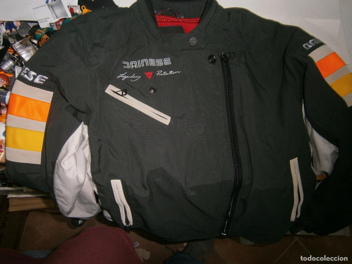 Carros e motociclos: ESPECTACULAR CHAQUETA MOTERO ITALIANA MARCA DAINESE NUEVA SIN USAR TALLA 42