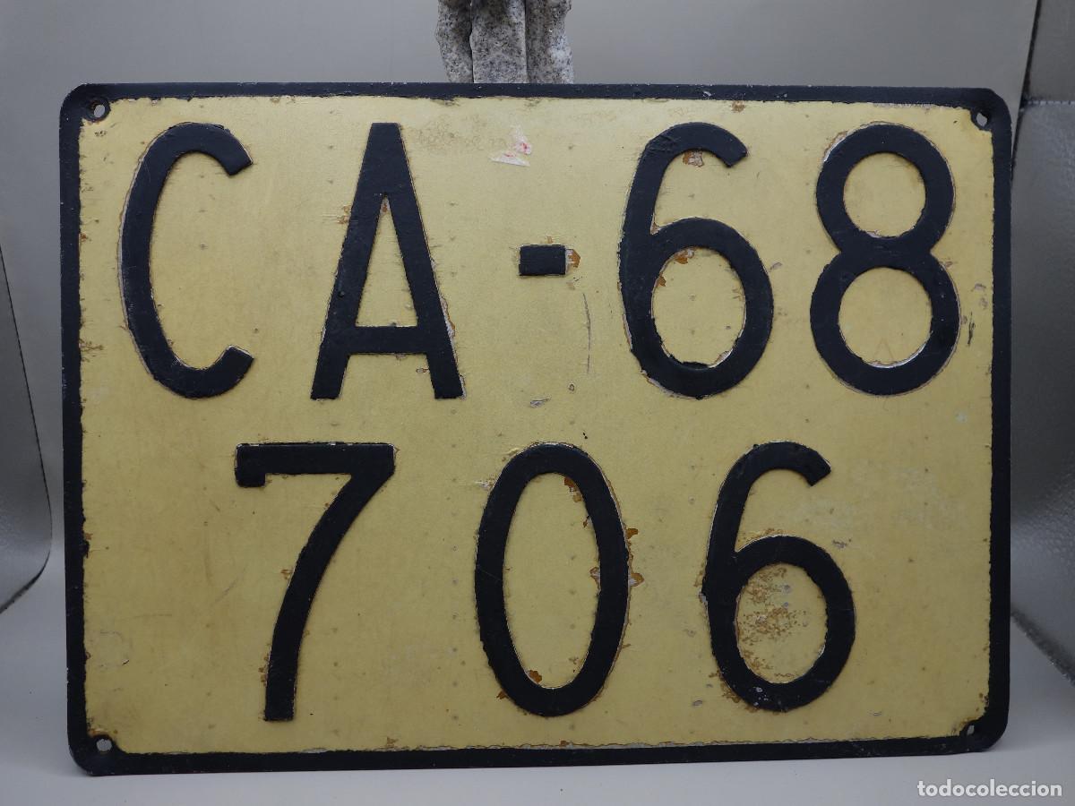 Coches y motocicletas: MATRICULA DE CADIZ CON 5 NUMEROS Y SIN LETRA A&Ntilde;OS 60