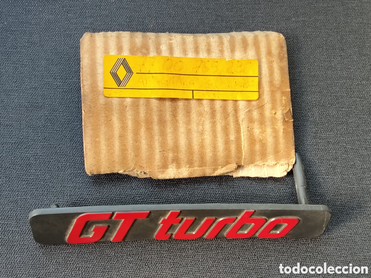 Coches y motocicletas: RENAULT GT TURBO ORIGINAL LOGO EMBLEMA