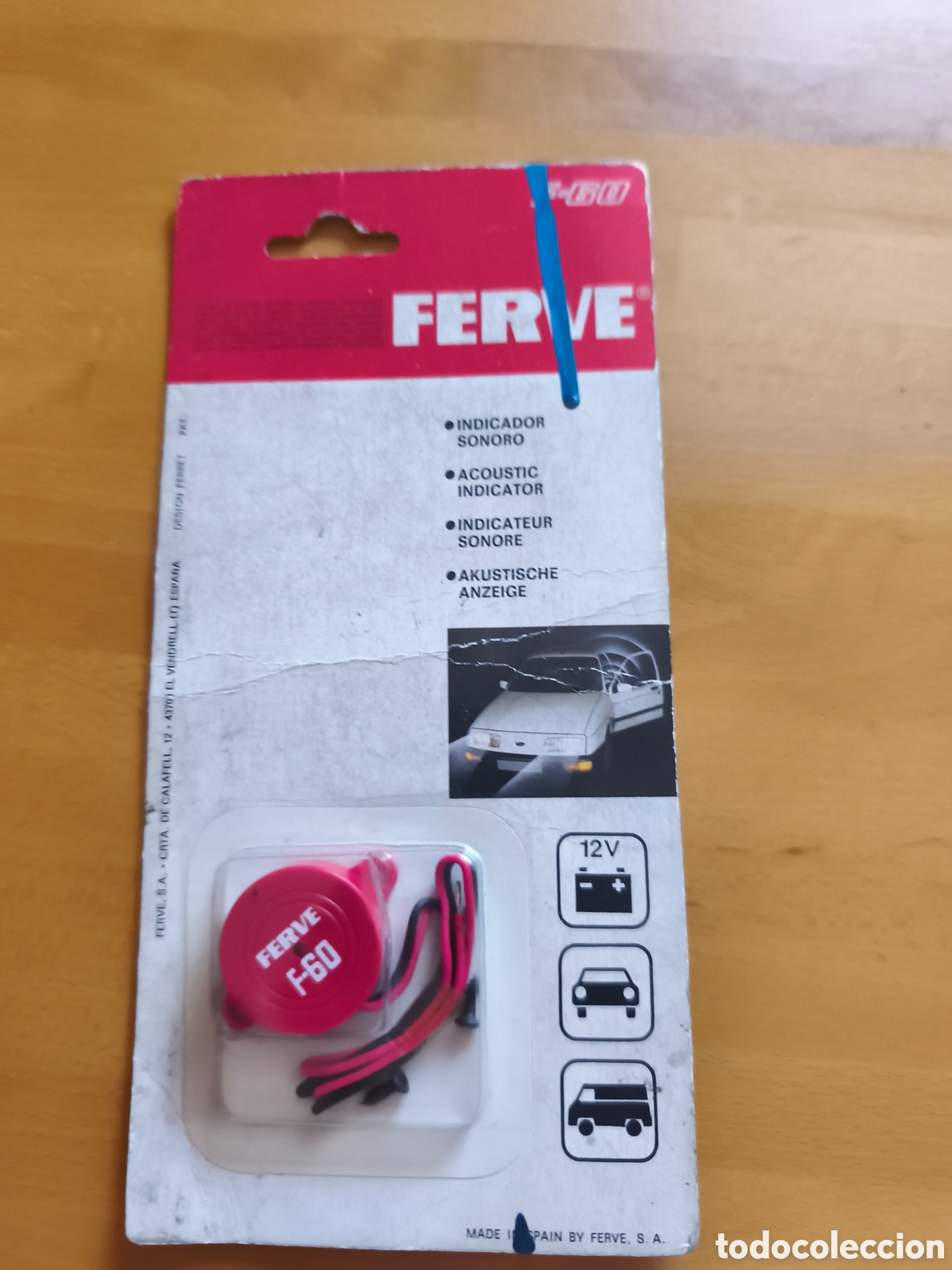 Coches y motocicletas: Ferv&eacute; F-60. Indicador sonoro