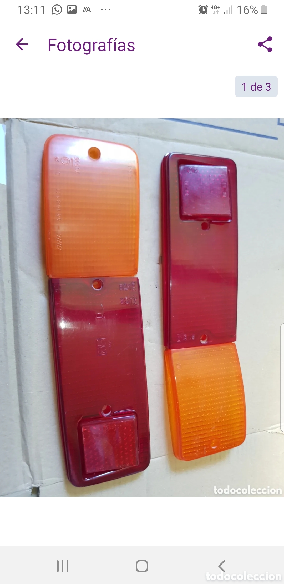 Coches y motocicletas: Tulipas traseras seat 127