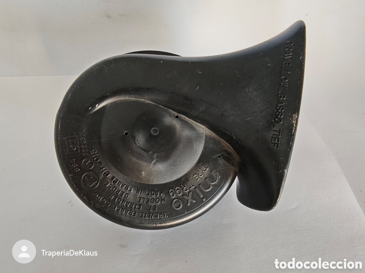 Coches y motocicletas: bocina / claxon el&eacute;ctrico de caracol (snail horn) para veh&iacute;culos cl&aacute;sicos - car244