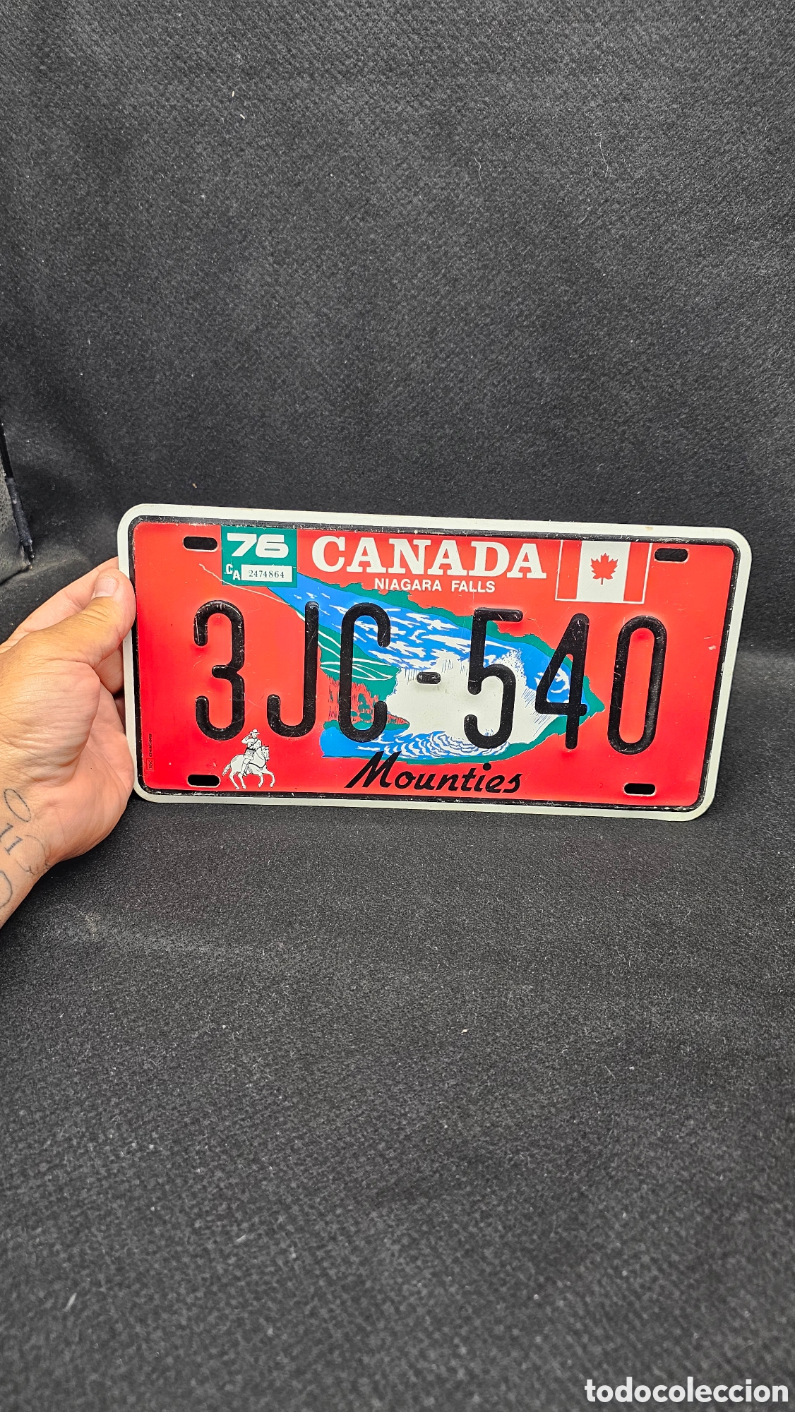 Coches y motocicletas: Matr&iacute;cula decorativa de Canad&aacute;