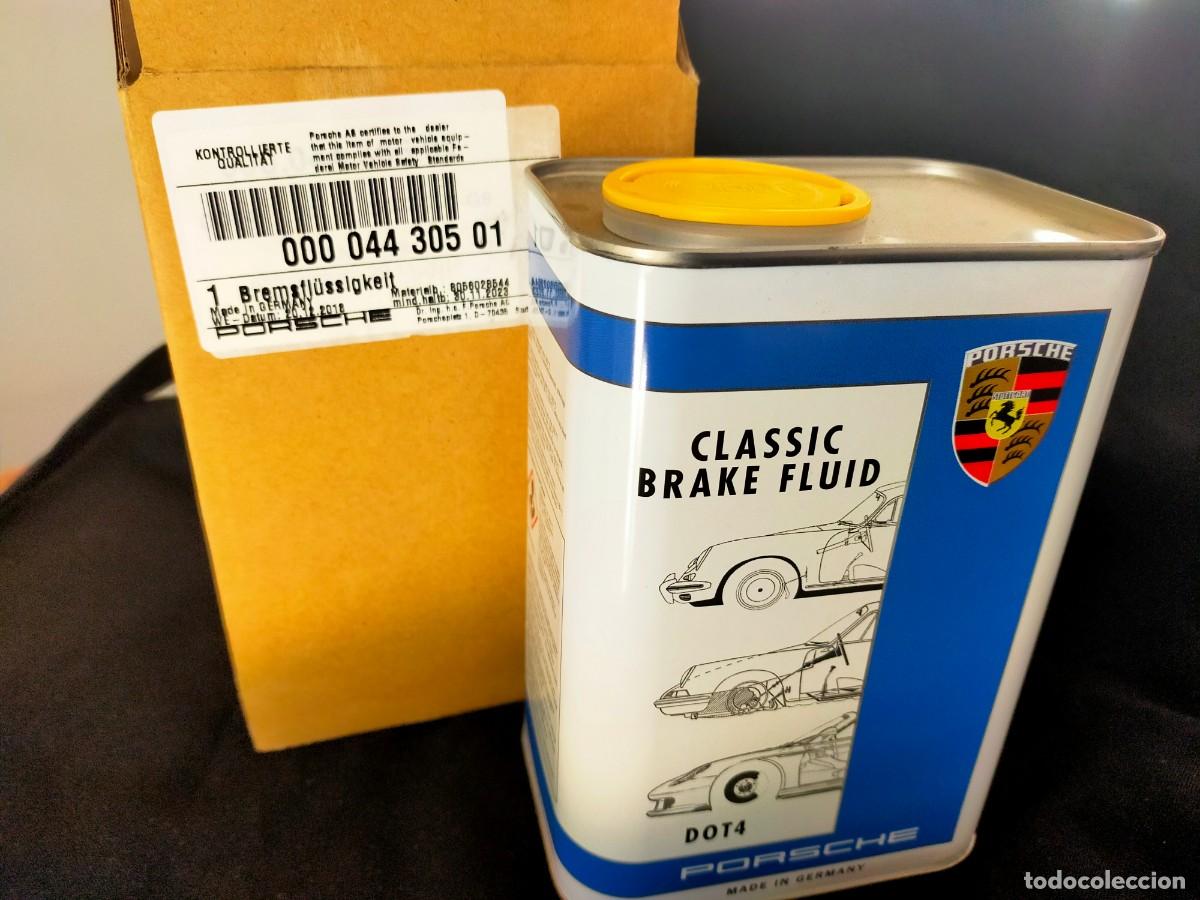 Coches y motocicletas: L&Iacute;QUIDO DE FRENOS PARA PORSCHE. 1 LITRO. Porsche Classic DOT 4. Para todos los modelos.