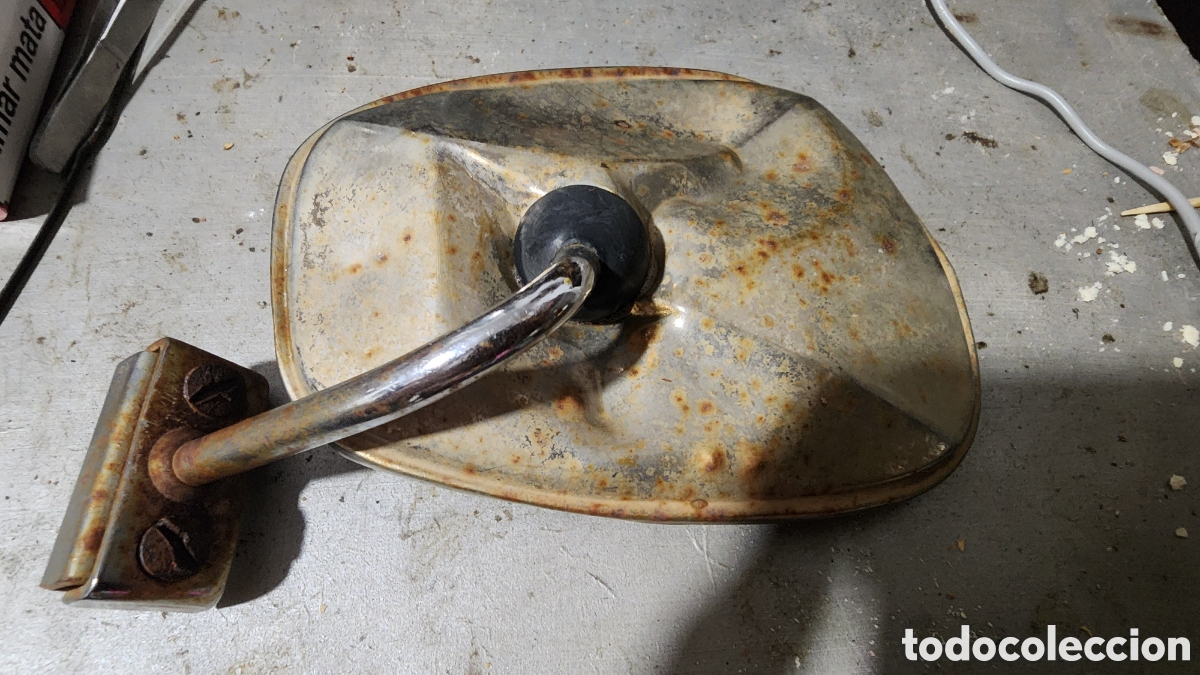 Coches y motocicletas: Espejo Retrovisor Cl&aacute;sico Vintage de Pinza - Ideal Rat Rod, P&aacute;tina o Decoraci&oacute;n