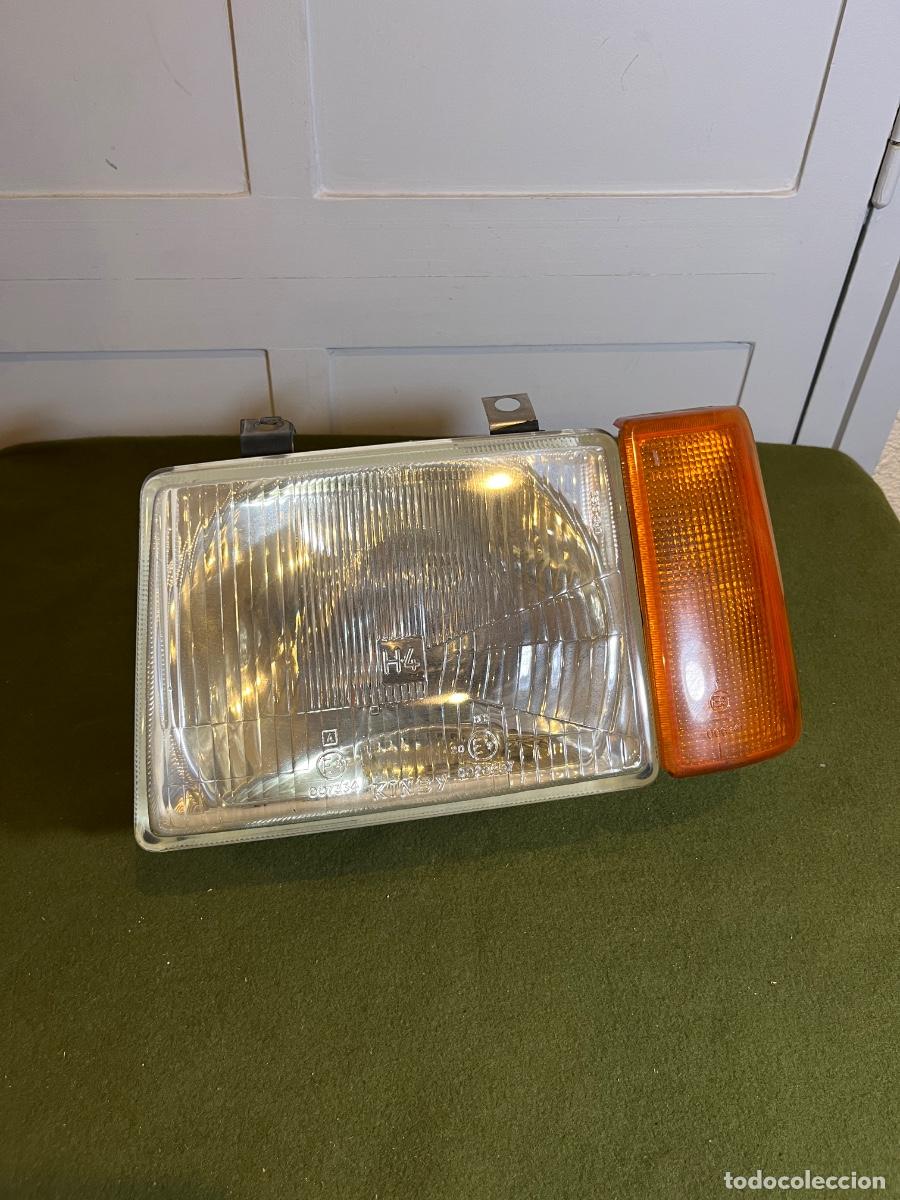 Coches y motocicletas: Faro delantero izquierdo Opel Corsa A Fase 2 original GM Kinby UFA-5014 con intermitente H4 E9 1990-