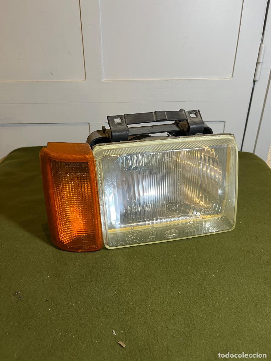 Coches y motocicletas: Faro delantero derecho Opel Corsa A Fase 2 original Hella GM con intermitente 1990-1993 H4 OEM 9601