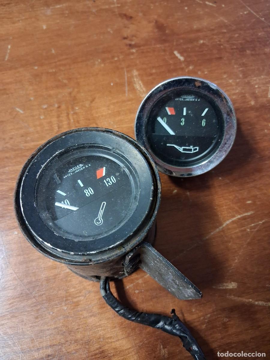 Coches y motocicletas: RELOJES DE TEMPERATURA Y PRESI&Oacute;N DE ACEITE JAEGER