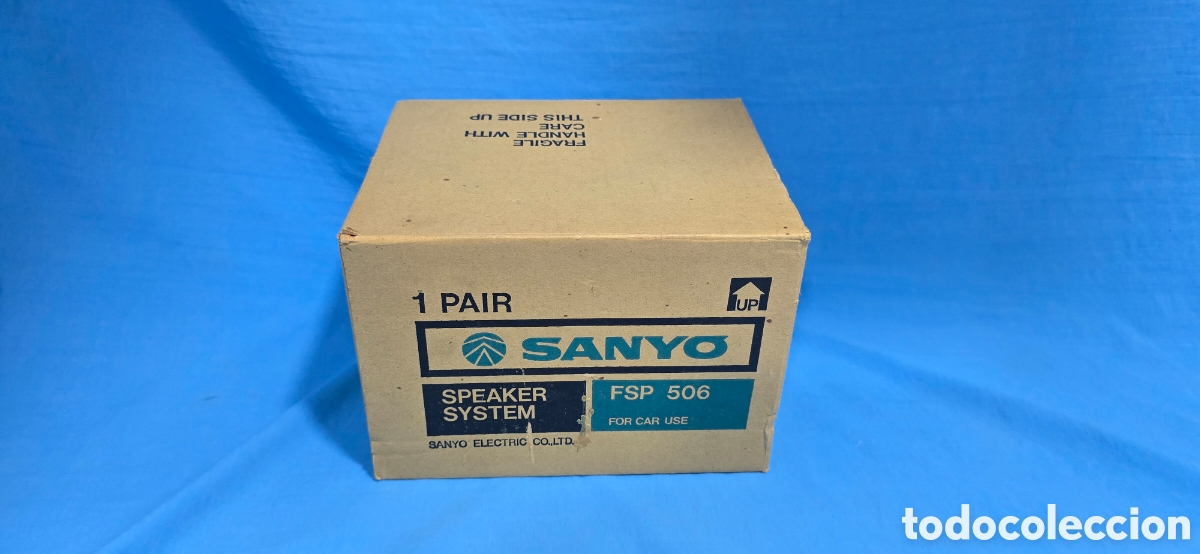 Coches y motocicletas: PAREJA DE ALTAVOCES SANYO FSP 506 SPEAKER SYSTEM . NUEVOS