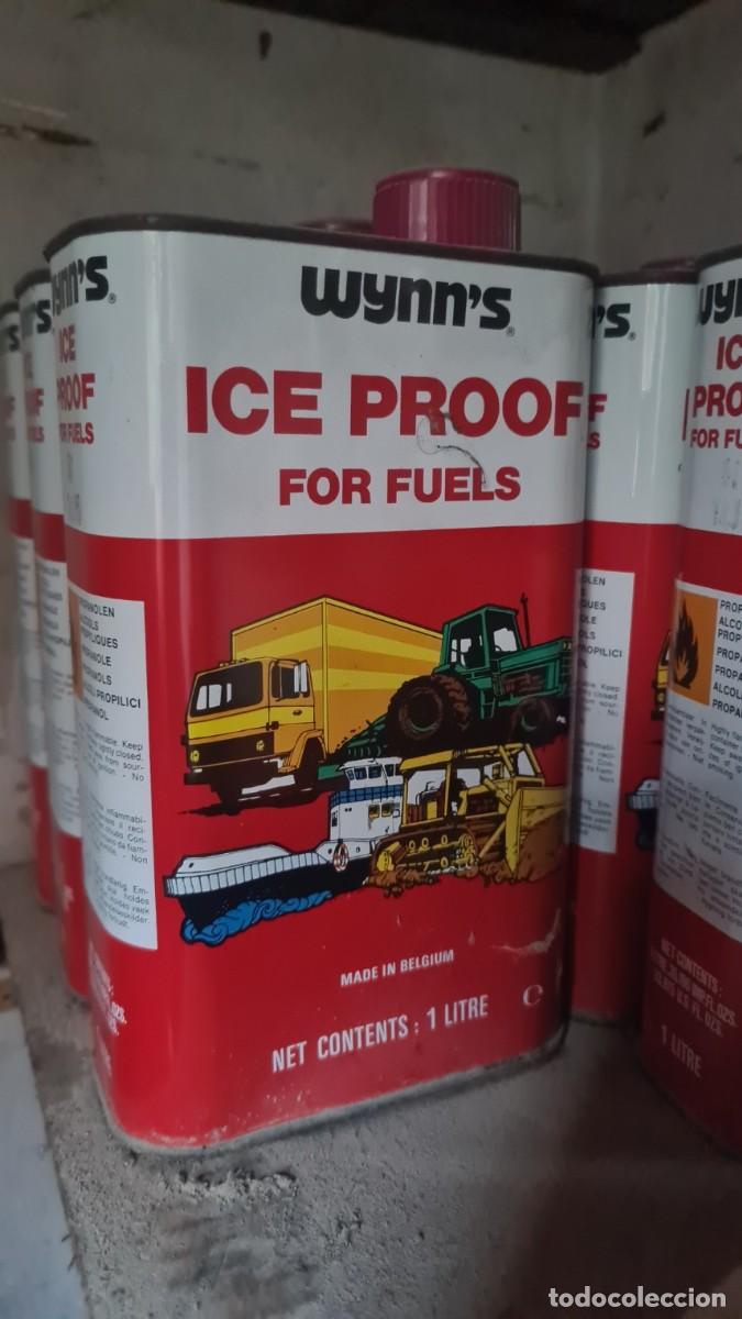 Coches y motocicletas: ANTIGUA LATA METALICA WYNN'S ICE PROOF ACEITE MOTOR MOTORES. LLENA Y SIN ABRIR