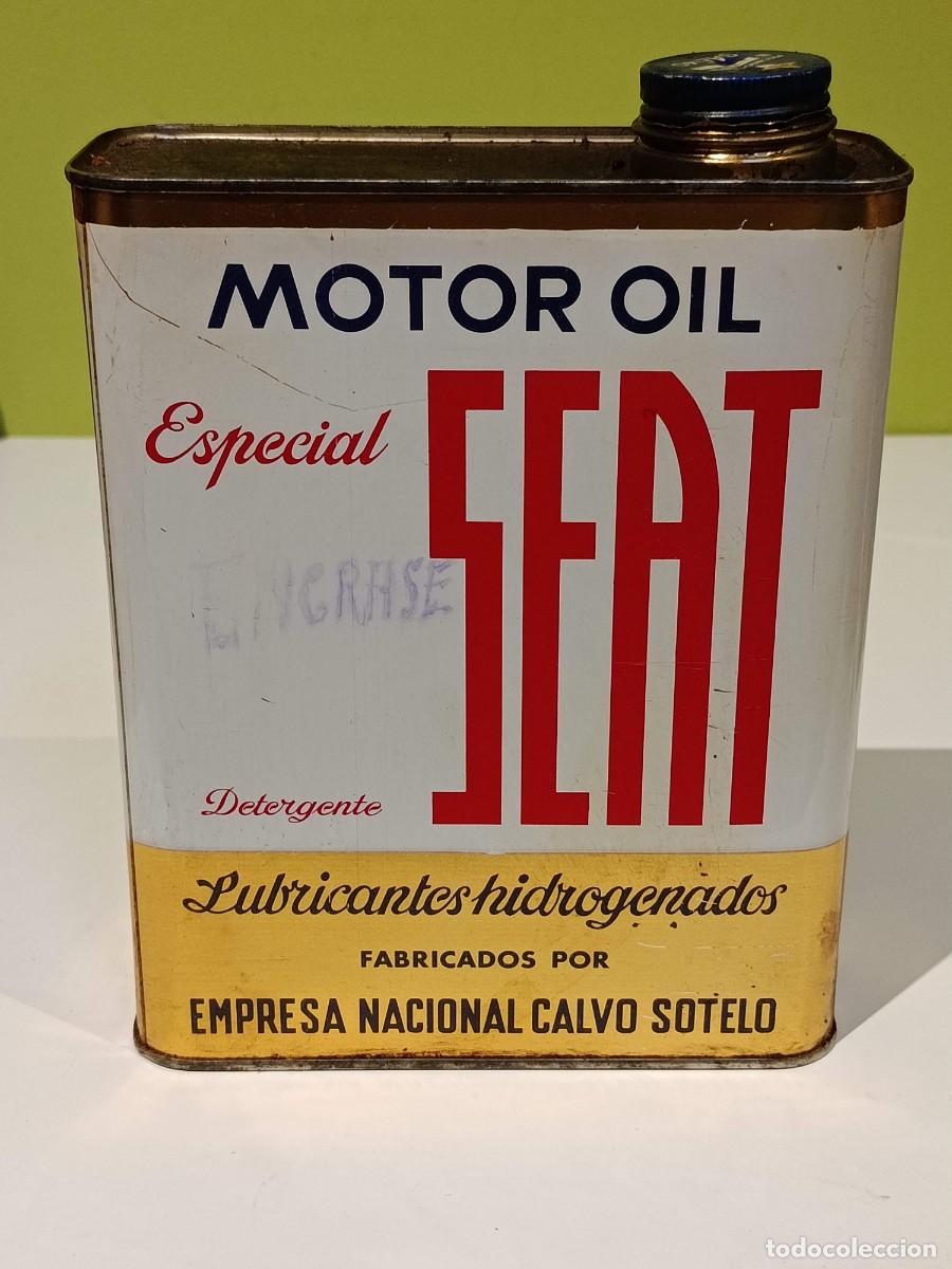Coches y motocicletas: Lata aceite motor SEAT Especial 2L