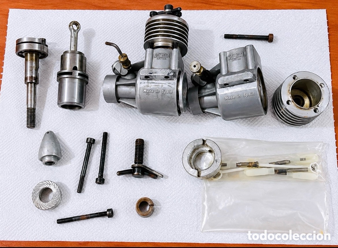 Coches y motocicletas: Motor ZOM MK-2 2,49 cc Vintage Modelhob, made in Spain