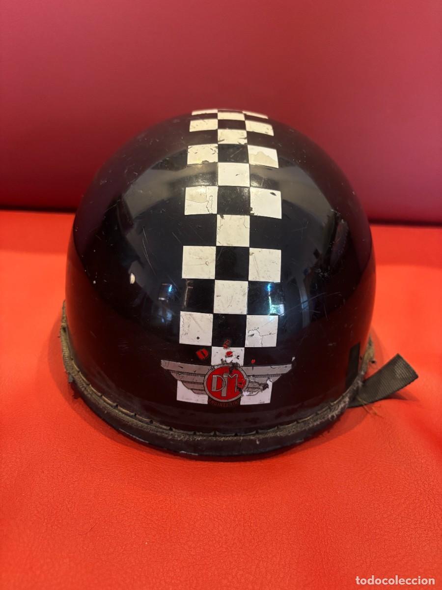 Coches y motocicletas: Casco Davida tipo Cromwell, talla M, Made in England