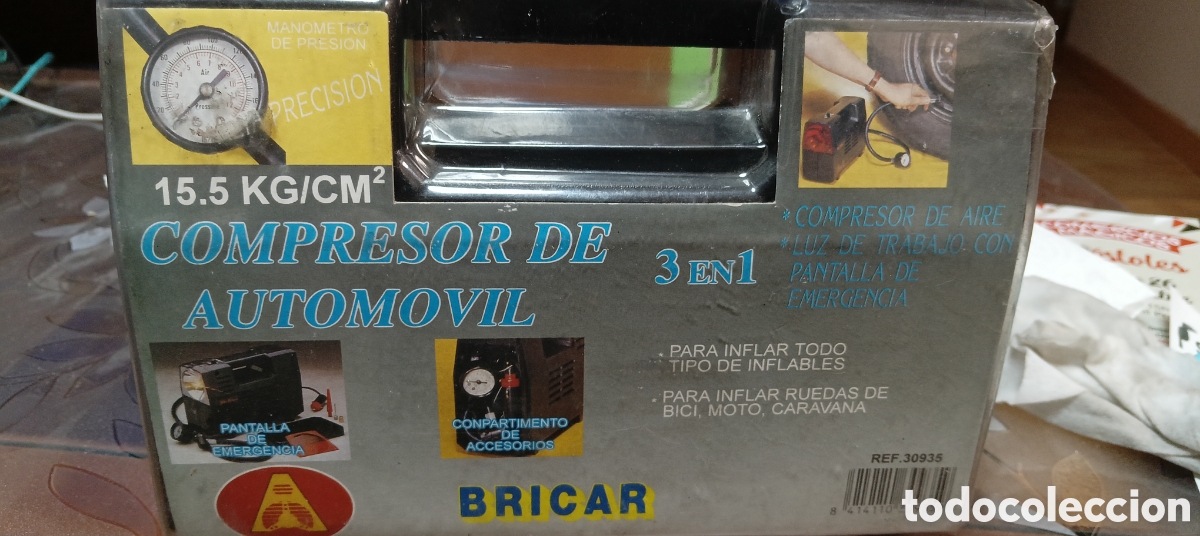 Coches y motocicletas: Compresor de aire bricar - Foto 1