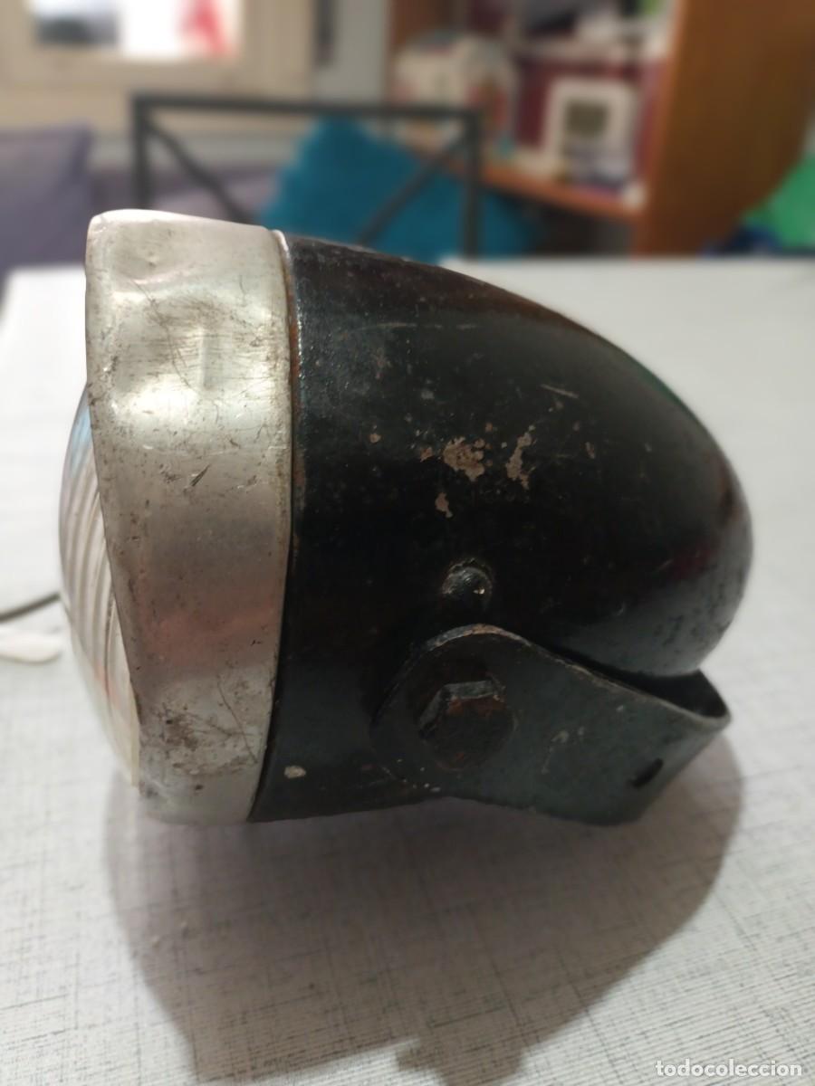 Coches y motocicletas: ANTIGUO FARO DE MOTO HENSEV 63 A&Ntilde;OS 60/70.