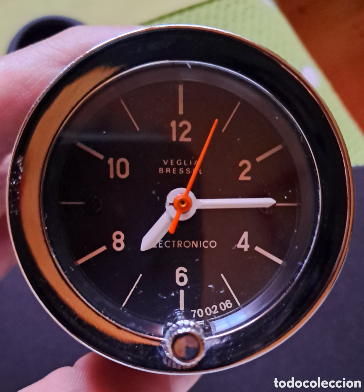 Coches y motocicletas: Reloj electr&oacute;nico VEGLIA BRESSEL 700206 - AUTHI/SEAT - N.O.S. - SIN USO