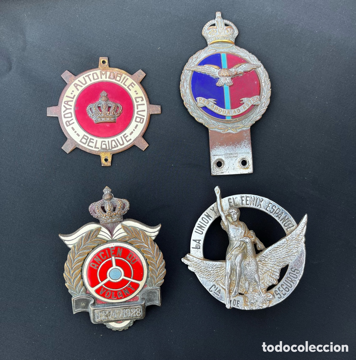 Coches y motocicletas: Antiguos emblemas insignias de coche.