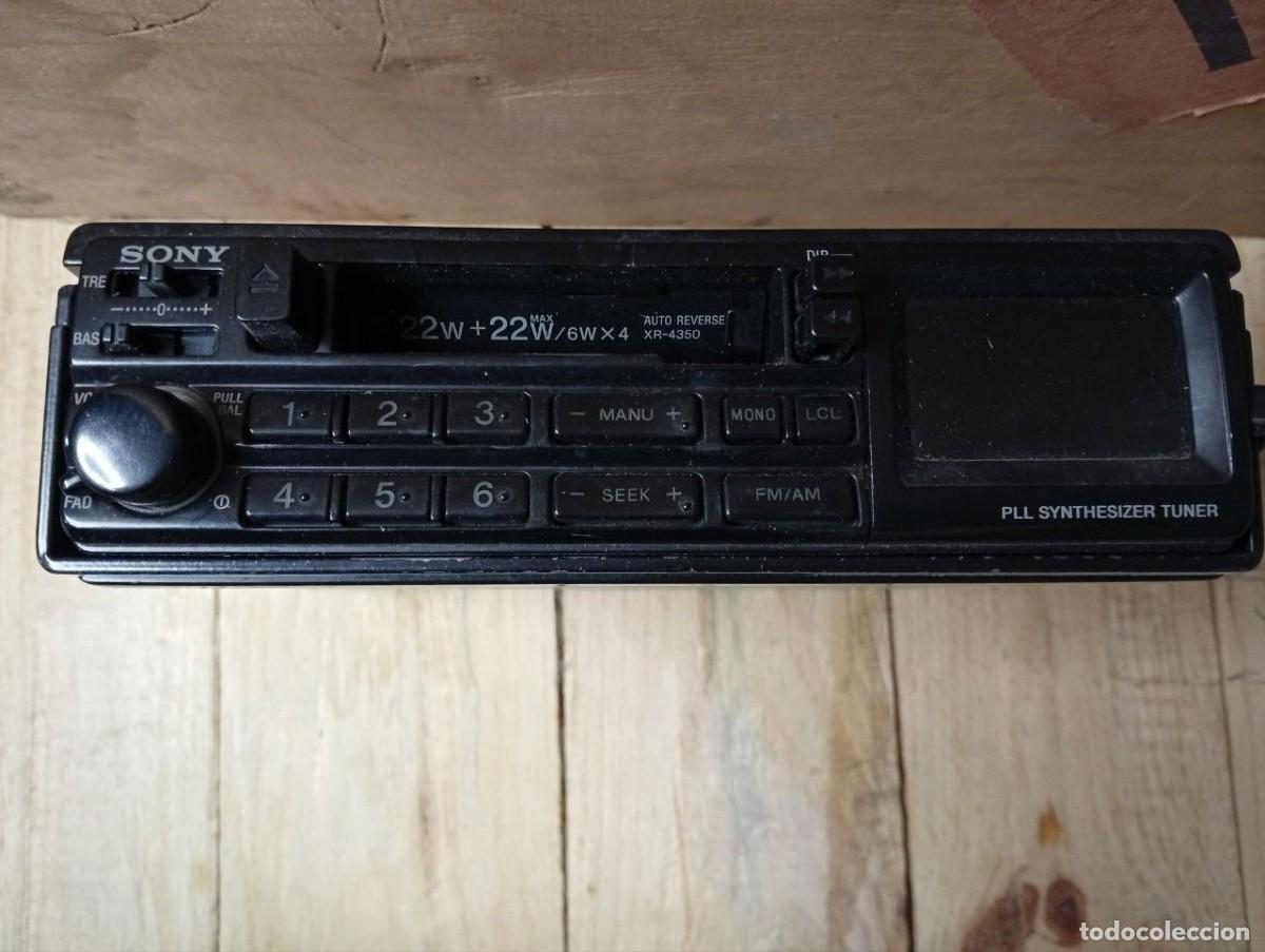 Coches y motocicletas: AUTORRADIO SONY XR-4350 RADIOCASSETTE CL&Aacute;SICO A&Ntilde;OS 80/90 - PARA PIEZAS O RESTAURACI&Oacute;N (NO PROBADO)