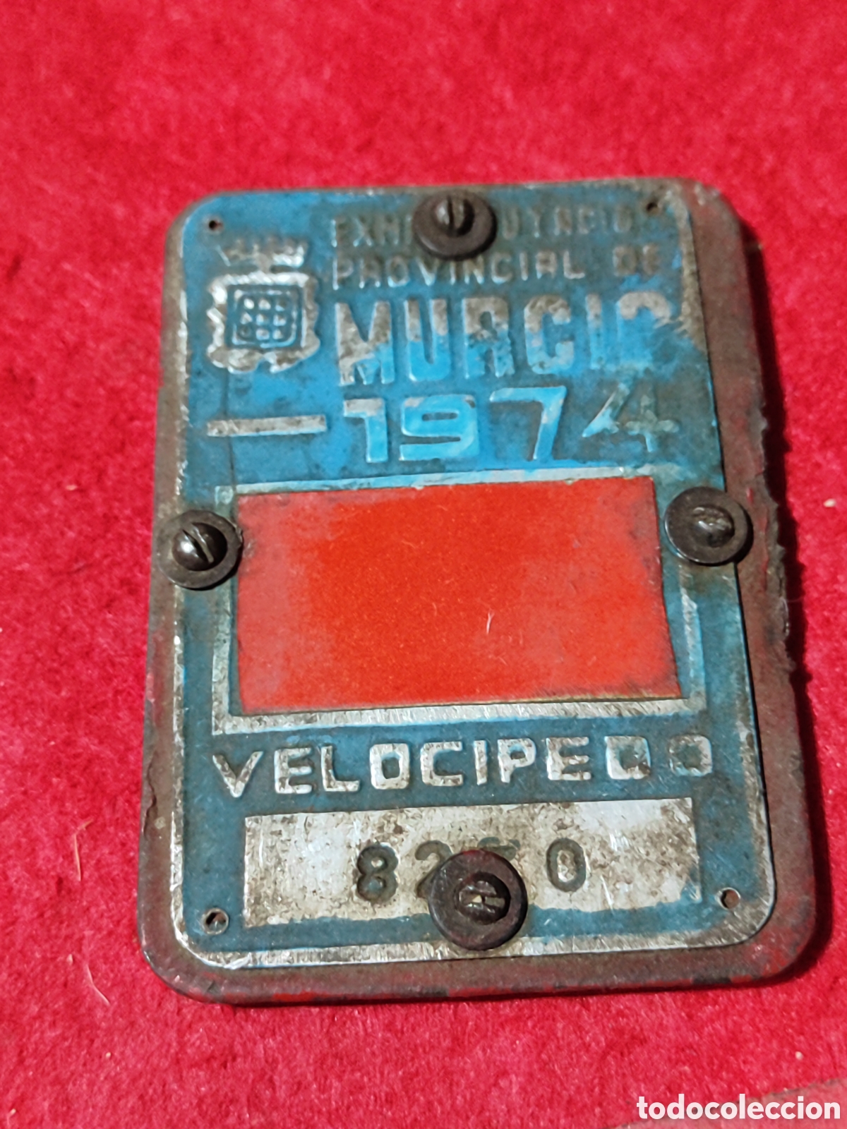 Coches y motocicletas: Antigua matr&iacute;cula veloc&iacute;pedo 1974 Murcia