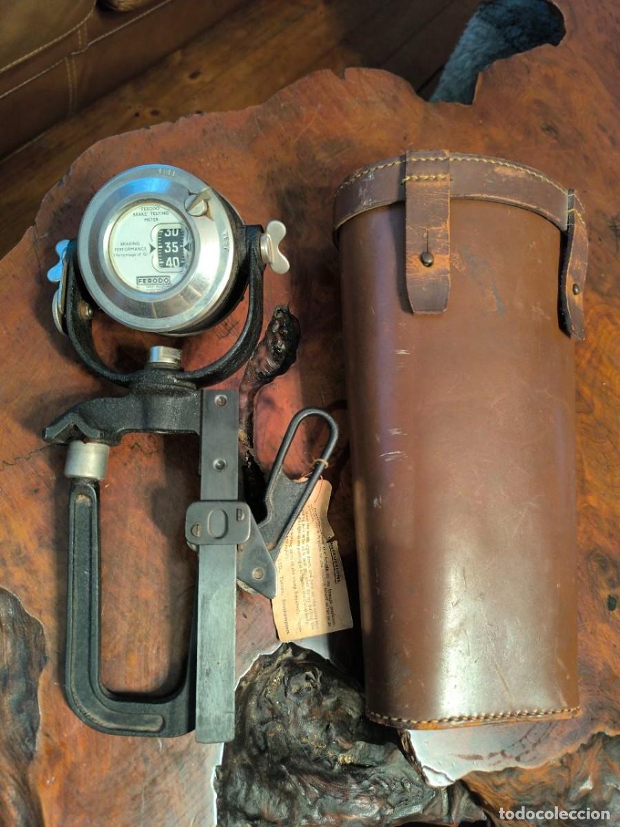 Coches y motocicletas: ANTIGUO MEDIDOR DE FRENADO , DESACELEROMETRO , MARCA FERODO BRAKE TESTING, EN SU ESTUCHE