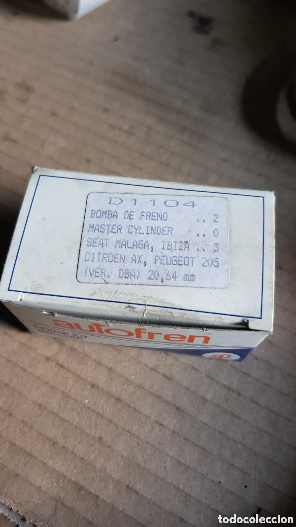 Coches y motocicletas: Kit de reparaci&oacute;n de la bomba de frenos Seat M&aacute;laga