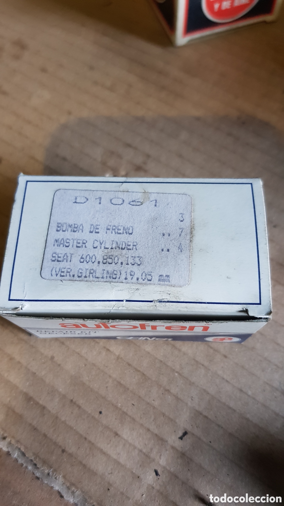 Coches y motocicletas: Kit reparaci&oacute;n bomba de frenos seat 600