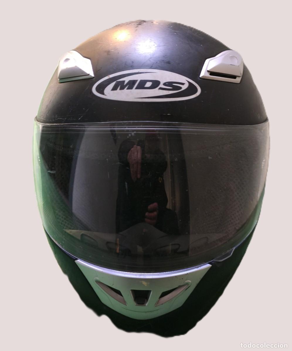 Coches y motocicletas: Casco Integral MDS Negro Talla M