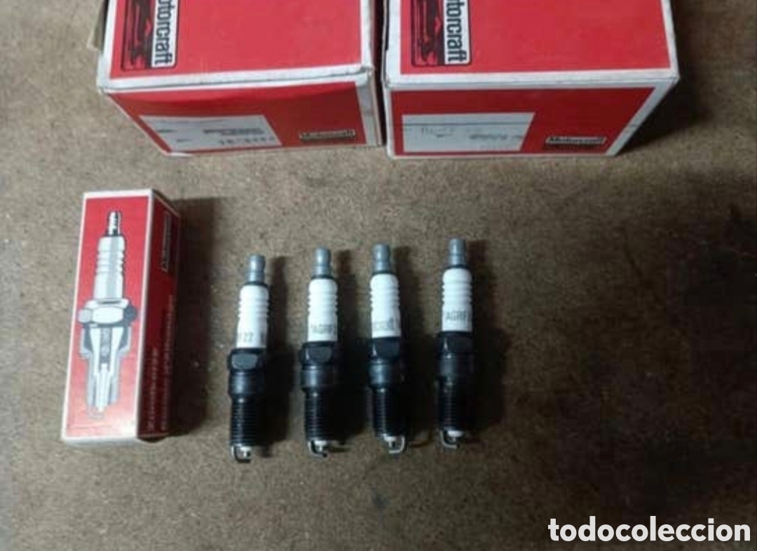Coches y motocicletas: bujias originales motorcraft para Ford; Fiesta mk1, mk2, Escort mk3, mk4, motores kent