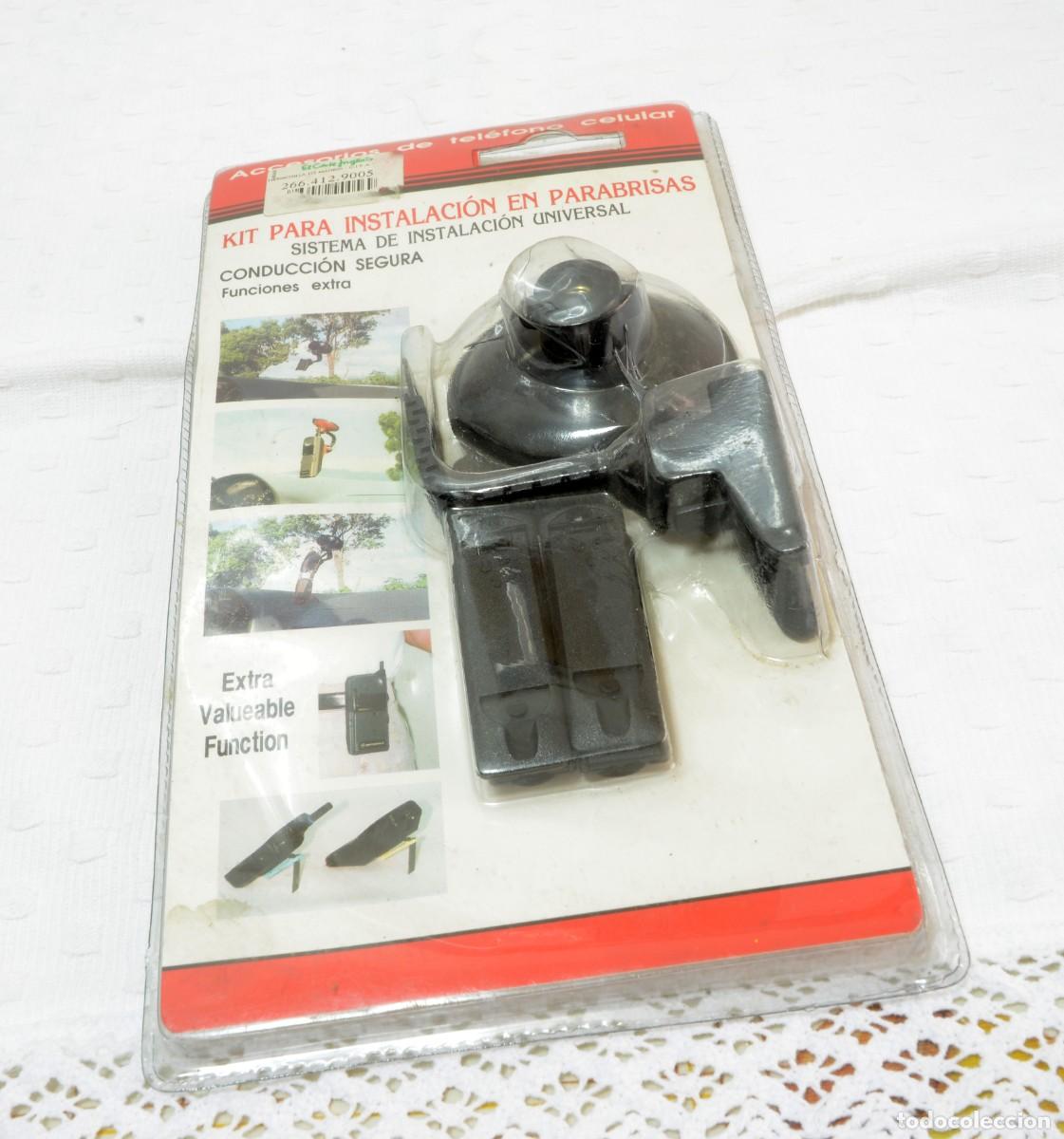 Coches y motocicletas: Kit de instalaci&oacute;n parabrisas GPS, ETC. base de ventosa y soporte universal