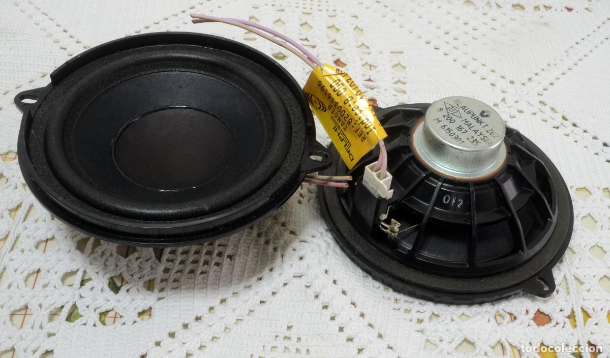Coches y motocicletas: Lote de 2 altavoces de coche original Blaupunkt com&uacute;nmente utilizados en Renault Clio III