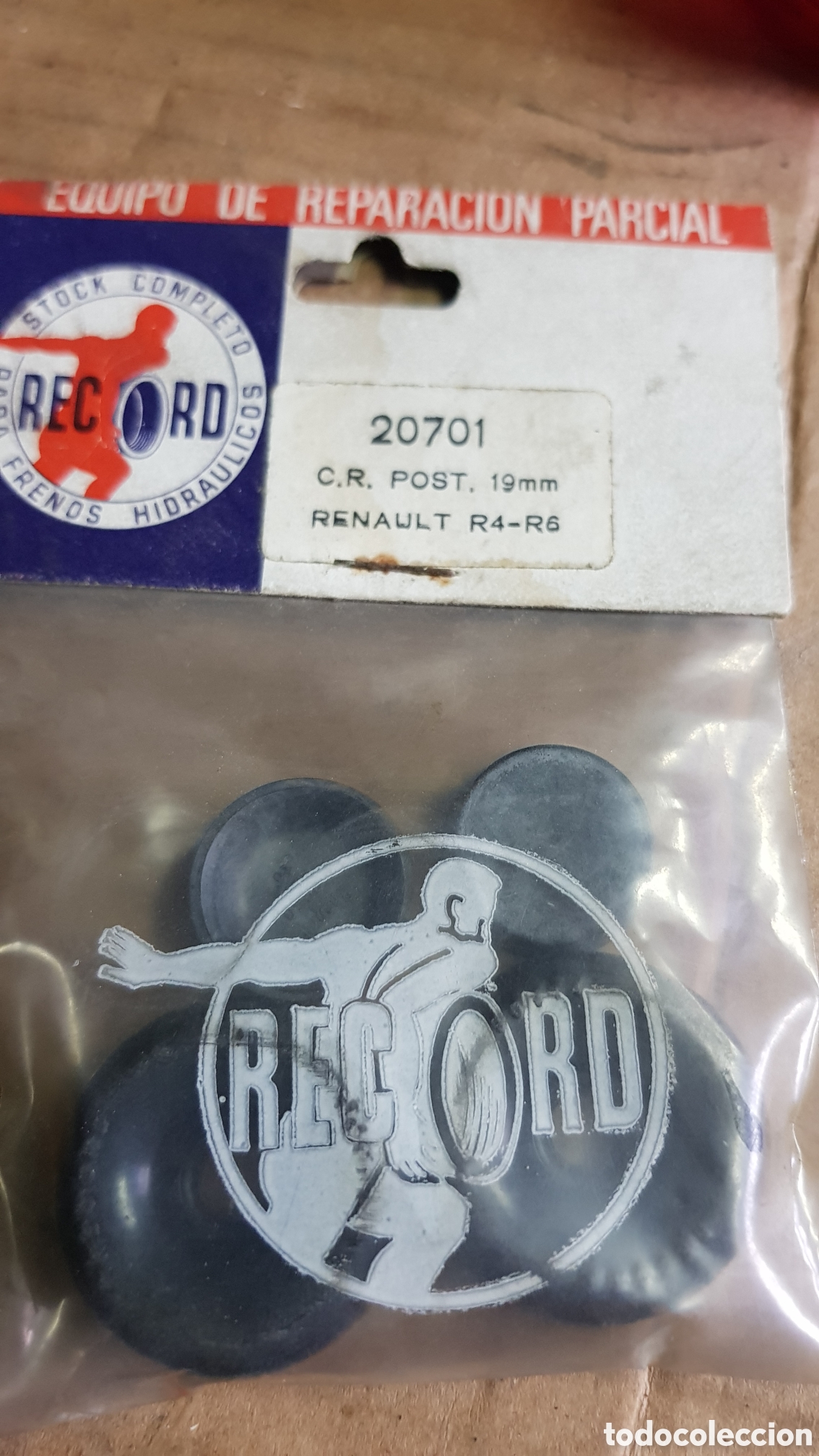 Coches y motocicletas: Kit gomas reparaci&oacute;n bomb&iacute;n trasero Renault 4
