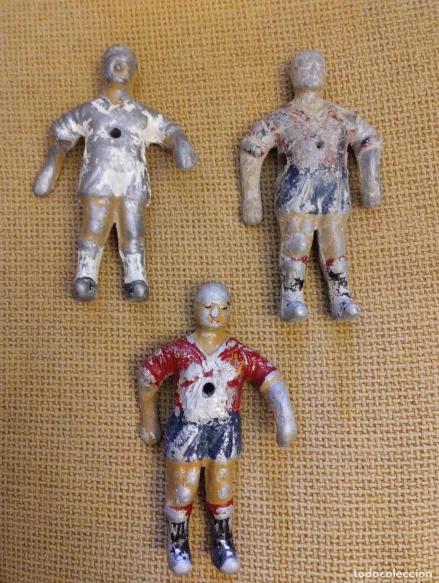 Repuestos y piezas: Lote mu&ntilde;ecos Futbolin antiguos