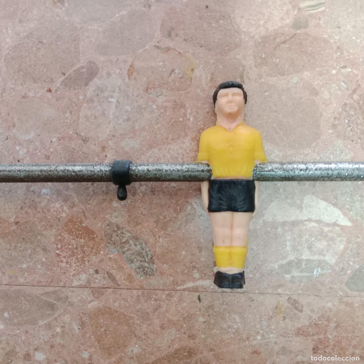 Repuestos y piezas: BARRA MET&Aacute;LICA CON PORTERO -FUTBOL&Iacute;N - JUGUETES ARFA (FRANCIA) - MADE IN FRANCE - A&Ntilde;OS 60.