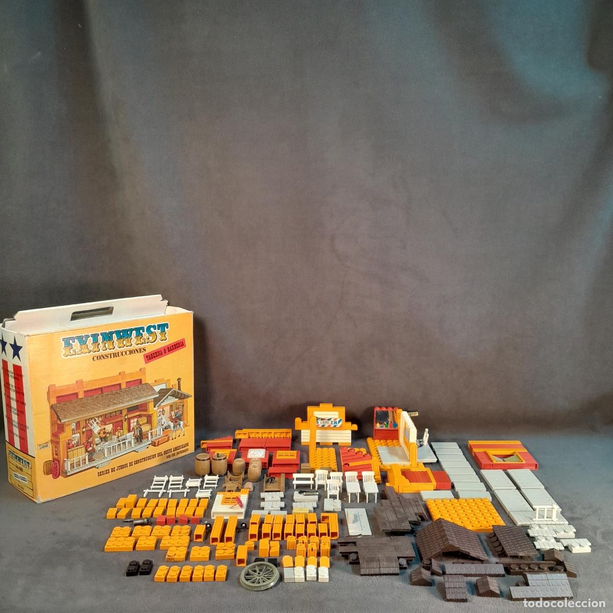 Pi&egrave;ces d&eacute;tach&eacute;es et composants: JUEGO DE CONSTRUCCI&Oacute;N EXIN WEST TABERNA & BARBER&Iacute;A. SIGLO XX