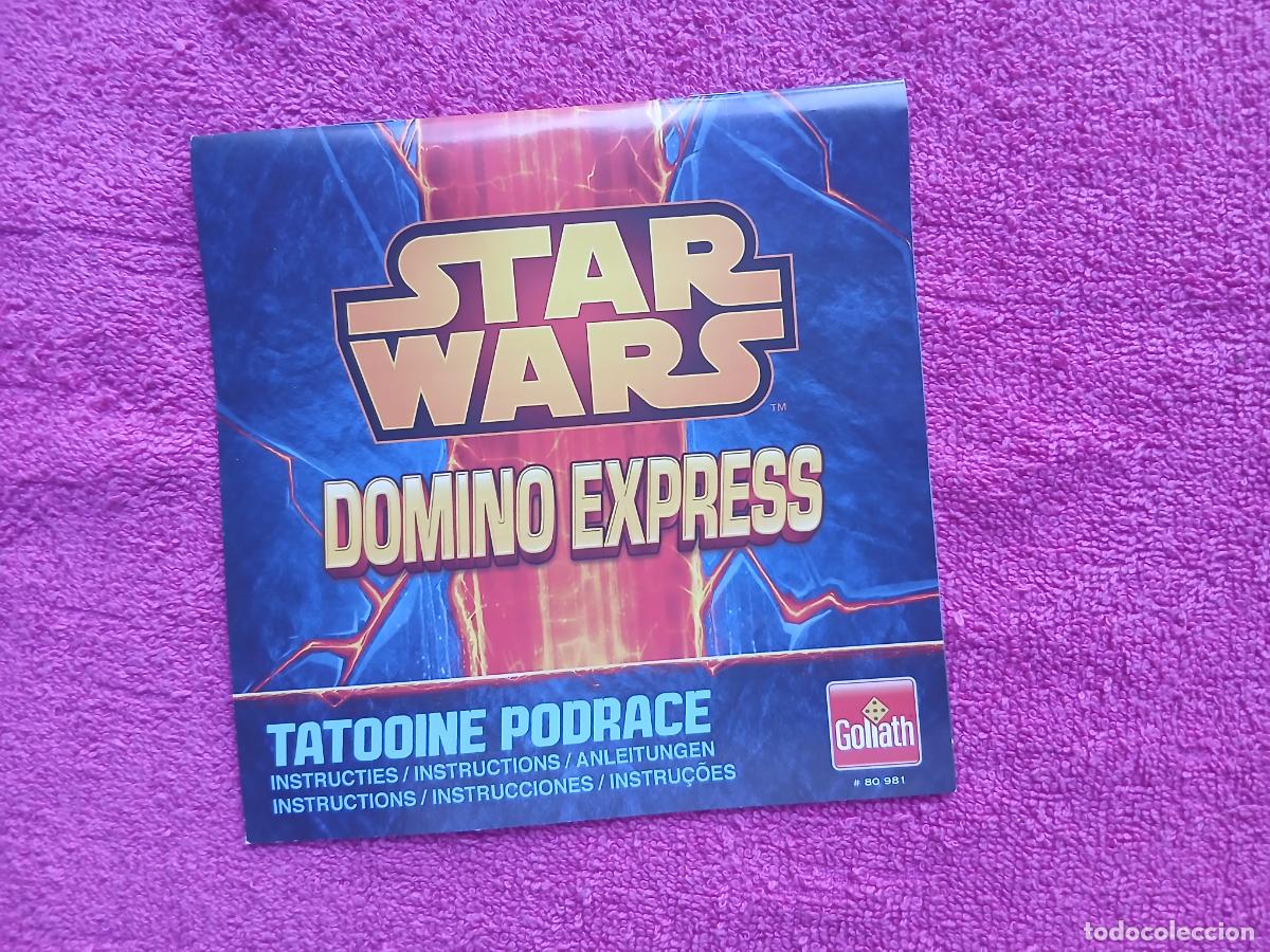 Spare Parts and Pieces: instrucciones de montaje Star Wars Domino Express Tatooine Podrace 2013 goliath games