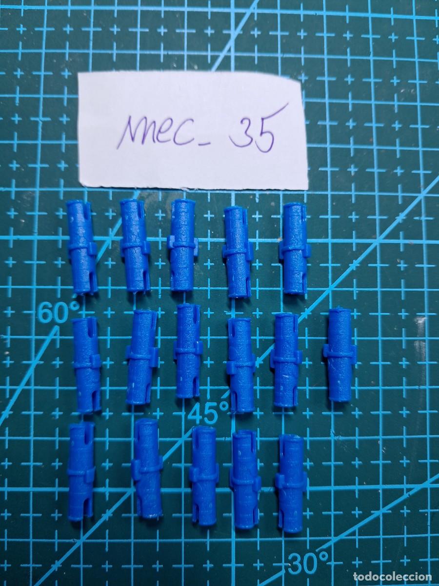 Pi&egrave;ces d&eacute;tach&eacute;es et composants: 15 Bulones o clavos de uni&oacute;n pl&aacute;stico azul (19 mm) - Clementoni - Laboratorio de mec&aacute;nica